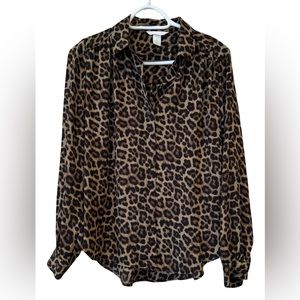 H&M Animal Print Blouse